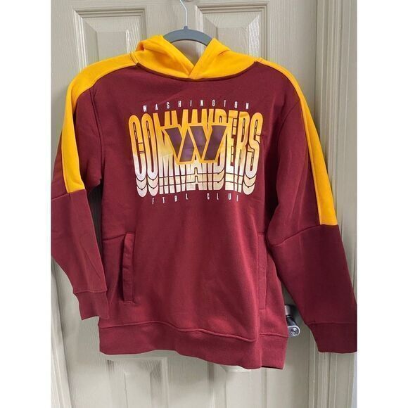 Wasington Commanders Youth (Size: 14/16) Hoodie Red and‎ Yellow - Picture 1 of 6